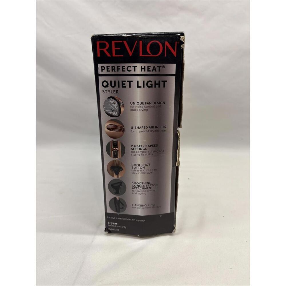 Revlon Perfect Heat Quiet Light Styler - Picture 2 of 6
